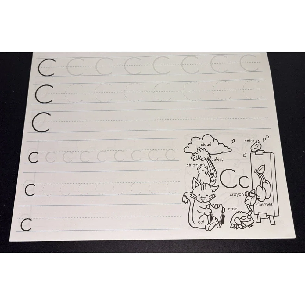 Crayola Alphabet Pad, Tracing Worksheets, 30 Pages, White, 10 x 8 Inches